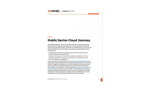 Voyage du cloud du secteur public