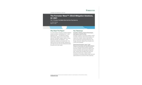 The Forrester Wave ™: DDOS Solutions d