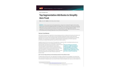 Attributs de segmentation supérieure pour simplifier zéro confiance