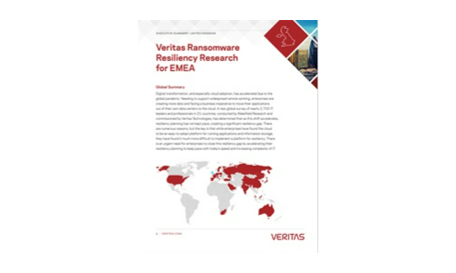 Veritas Ransomware Resilience Research pour EMEA